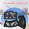Silicone Ice Cube Tray Guns/Bullet Shaped Ice Mold Easy Release Silicone Mold for Whiskey Cocktails and Juice Beverages