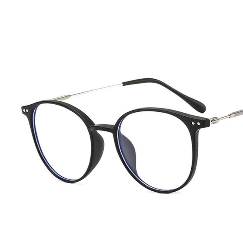 Rice Nails Metal Frame  Clear Lens Glasses Myopia Nerd Spectacles Degree -0.5 -1.0 -2.0 To -6.0 Round Hyperopia +0.5 To +6.0