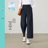 ESE-Y Women's Wrinkle-Resistant Titanium Cotton Straight-Leg Ankle Pants
