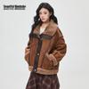 Beautiful Wardrobe Women's Faux Fur Lapel Jacket
