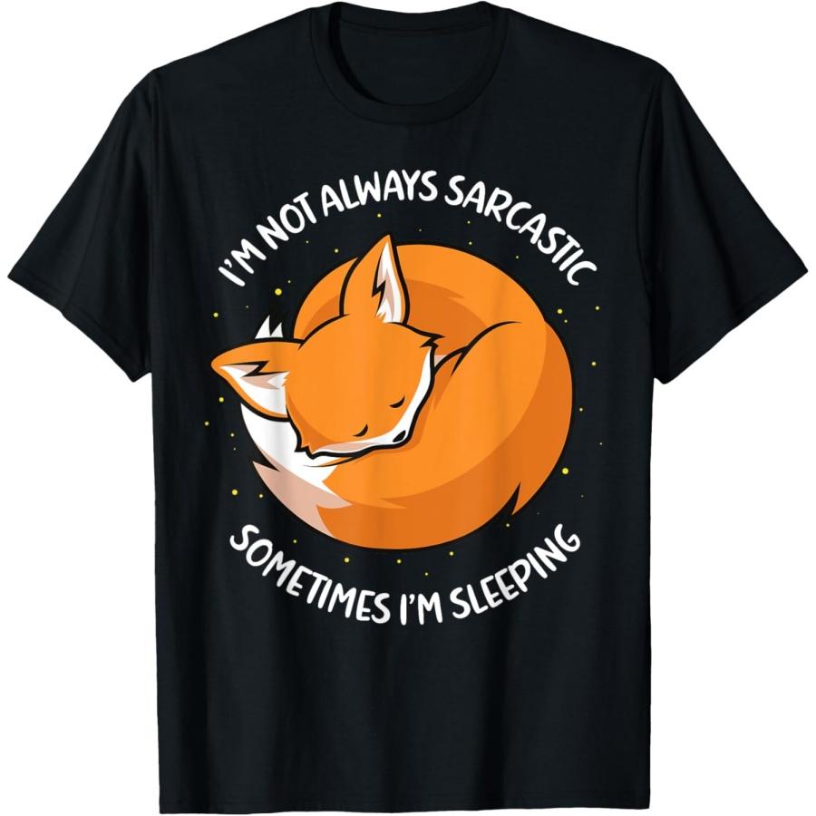 

Fox Lover Sarcastic Pun Fox T-Shirt XXXXXL чёрный