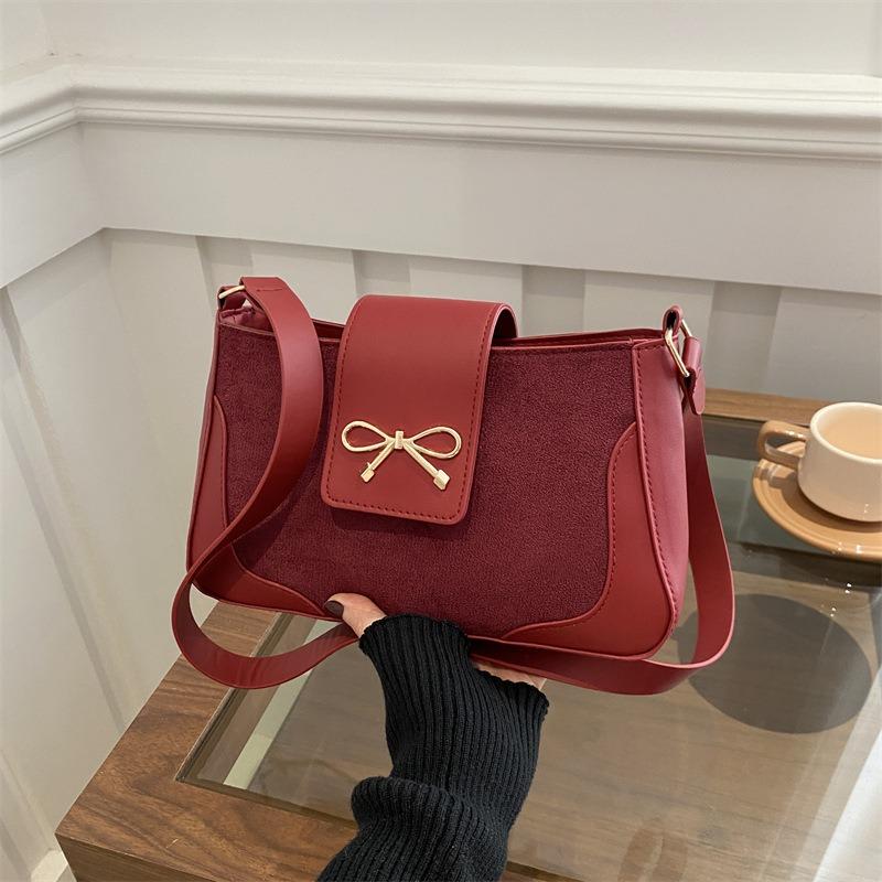 Fashion saddle bag women's summer new simple niche underarm bag popular versatile single shoulder oblique span bag