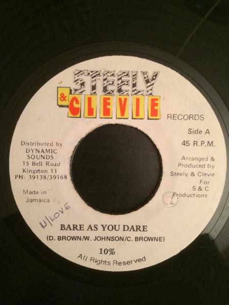 

7inch Record 10% - Bare As You Dare NONE Steely & Clevie Japan Reggae, Ska & Dub Used