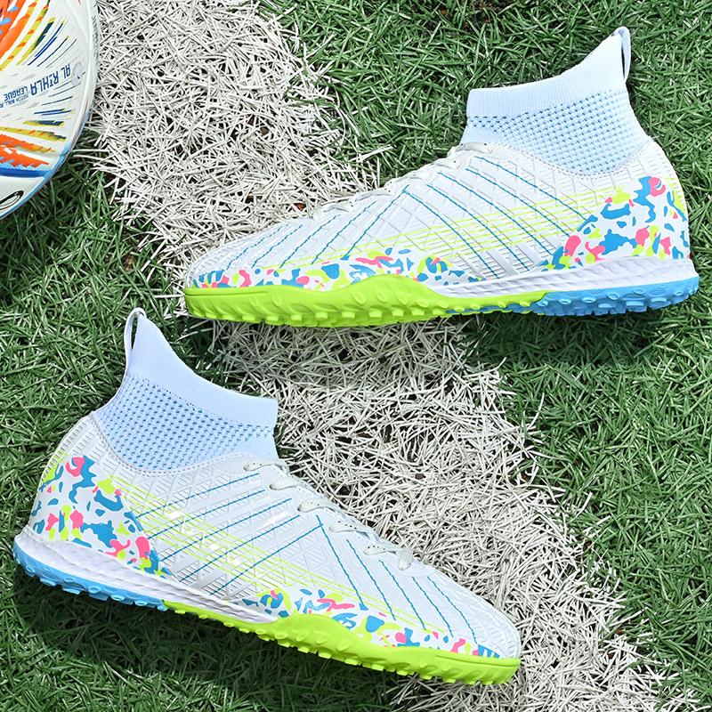 Mode Unisex Fußballschuhe Outdoor/Indoor Jungen Mädchen Fußballschuhe Professionelle Futsal Fußball Trainings-Sneaker