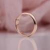 Rose Gold Color Smooth Romantic Simplicity Couple Rings Women Men Wedding Party Unique Ring