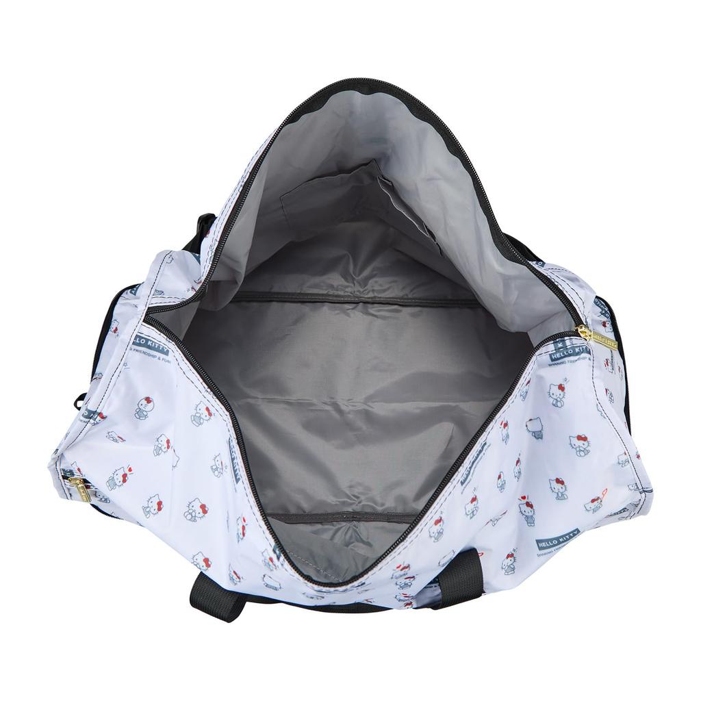 Foldable Boston large can be carried in a Sanrio White Heart [Hapitas] bag, size, suitcase, characters, SA14.