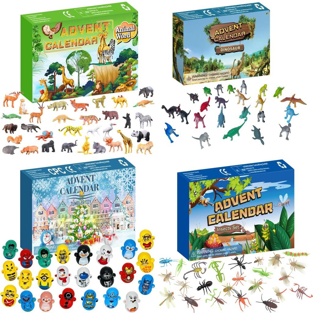 24 Animals Countdown Calendar Kit Christmas Home Decor Diy Gift Supplies Partys