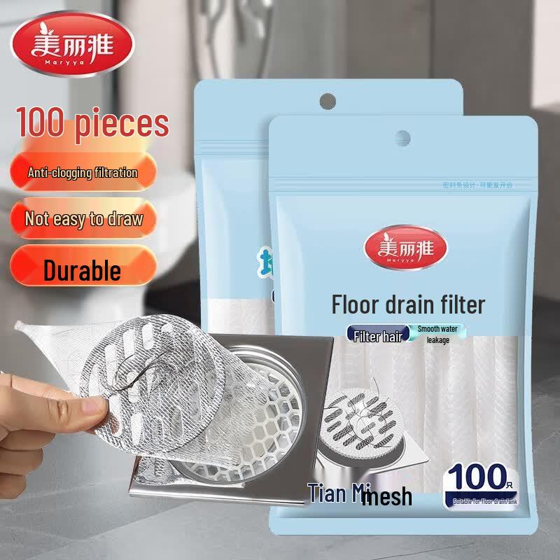 MARYYA Disposable Floor Drain Filter (200 Pcs)