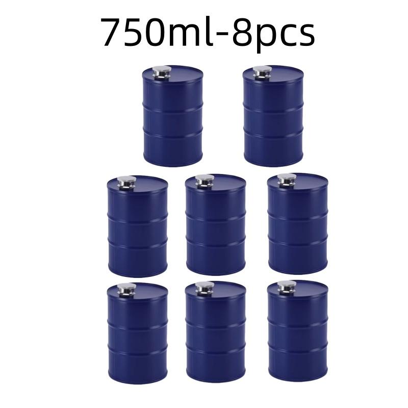 1Pc 25oz Water Bottle Drums Whisky  Portable Stainless Steel Hip Flask