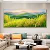 Decorative Painting of Landscape Banner with Backing To Attract Wealth Canvas Painting Green Mountain Posters for Living Room