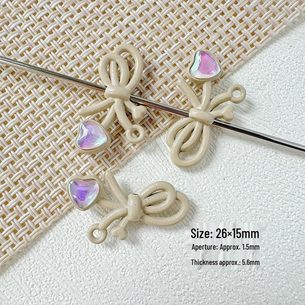 Macaron Color Bow Beads: DIY Bracelet Necklace Hair Accessories