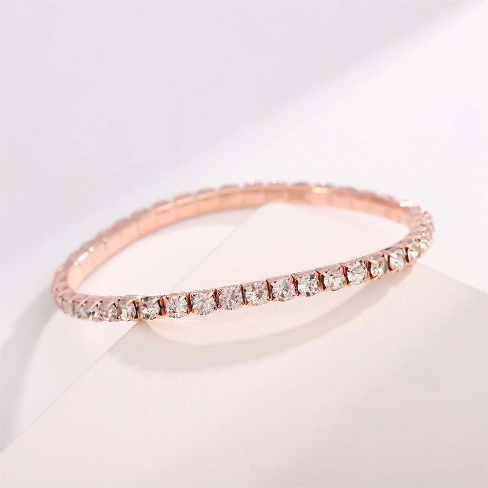 

Rose Gold Luxury Zircon Micro-Inlaid Full Diamond Bracelet