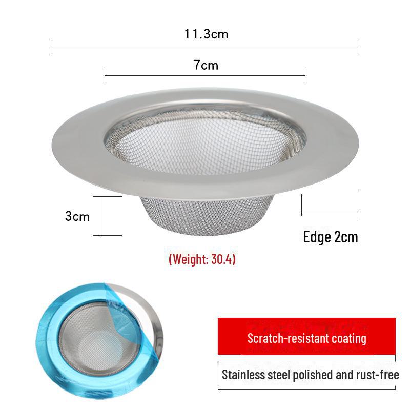 

Фильтр для кухонной мойки из нержавеющей стали, сливной комплект с раковиной для овощей и антиблокировочной решеткой для мусора. 11.3*7*3.3