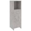 Bathroom Cabinet Concrete Grey 30 X 30 X 95 Cm Particleboard
