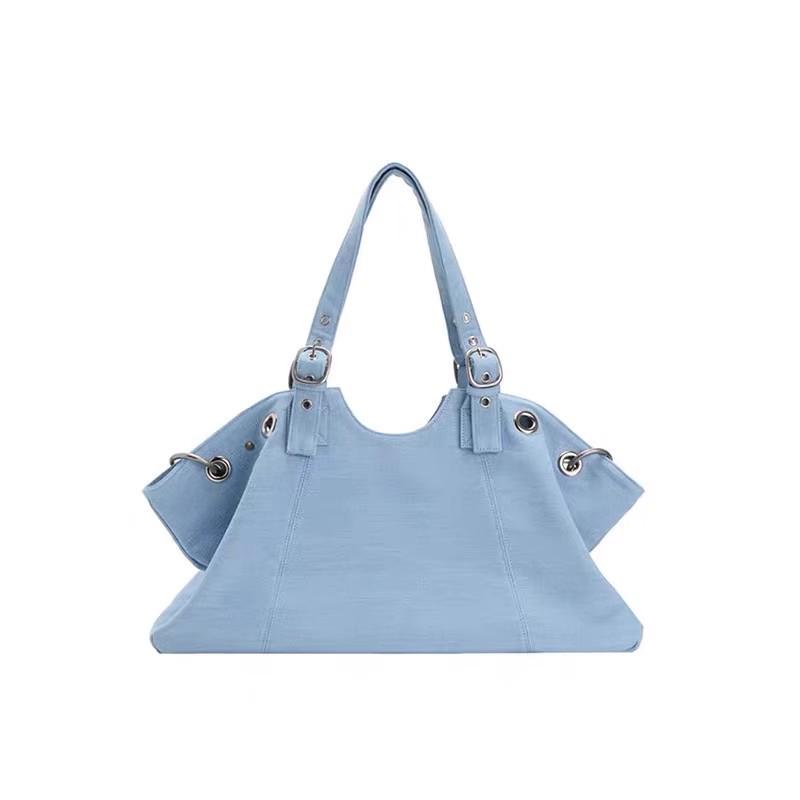 Chic Y2K Motorcycle Bag: Large Capacity Korean Commuter Tote & Versatile Travel Shoulder Bag for Women