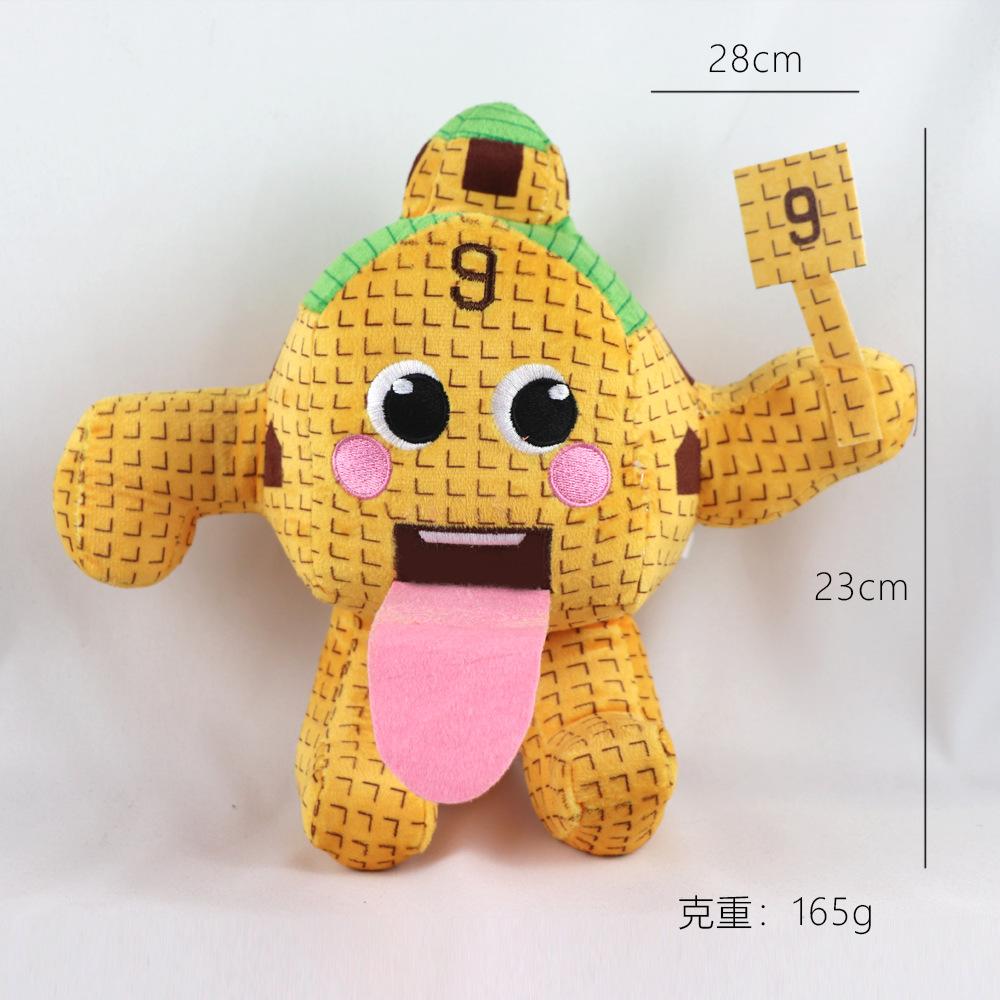 Nové Kradení Brainrot Esok Škola Plyšový Okolní Plyšový Roztomilý Kreslený Ne. 9 Dům Plyšová panenka Hráč Fanoušek Uklidňující dárek