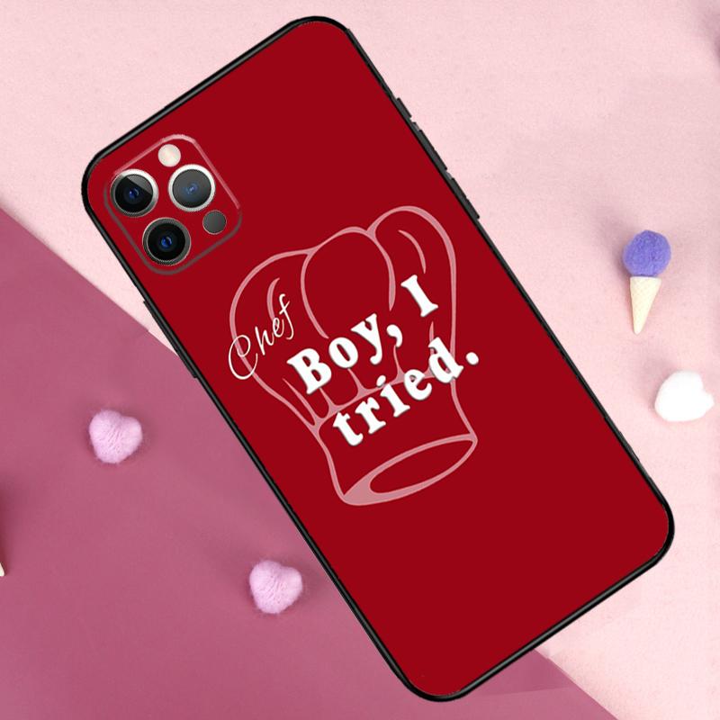 Baking Cook Chef Phone Case For iPhone 17 Pro Max 17 Air 11 14 15 16 Pro Max Plus 12 13 Mini 16e Back Cover
