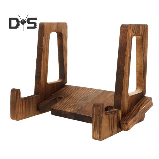 

Подставка для кулинарной книги из дерева, держатель для книги рецептов, гладкая поверхность без заусенцев, многофункциональная подставка для книги рецептов в деревенском стиле эбеновый