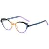 Fashion Versatile Anti-Blue Reading Glasses Progressive Frame Flat Light Ferrule Cp Imitation Plate Reading Mirror