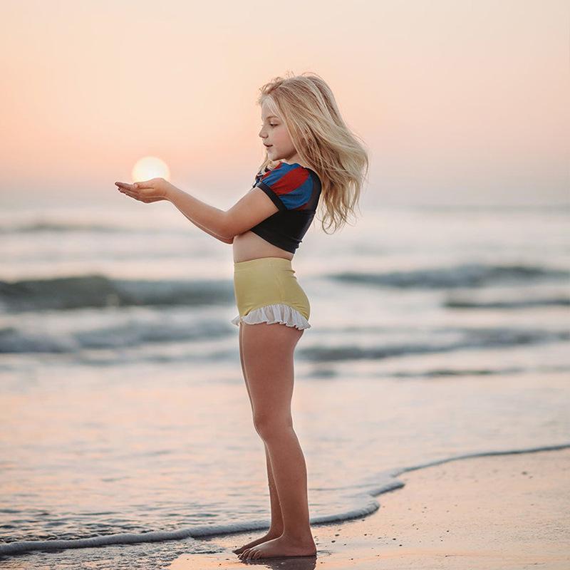 2026 Girls' Disney Princess One-Piece Swimsuit: Cinderella, Snow White & Rapunzel Design