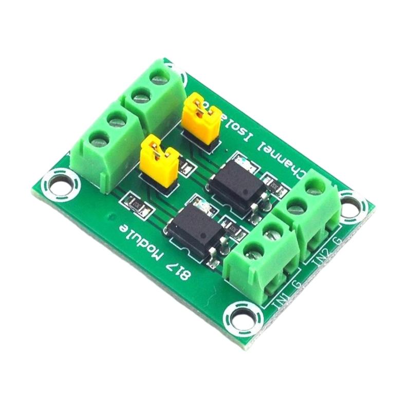 Voltages Level Shifter Isolation Board Using 817 Optocoupler Converts Low Voltages Signals to High Voltages Outputs up to 24V for Power Applications