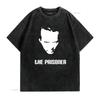 The Prisoner Bike Vintage T Shirt Vintage Washed Designer Clothes Streetwear Homme Top For Everyday Wear Unisex Versatile