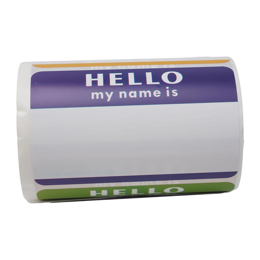Name Tags Cartoon Name Tags Color Label Stickers For Office Meeting School