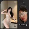 Sex underwear sexy slightly transparent uniform sex pajamas pure desire mesh suspender small chest nightdress
