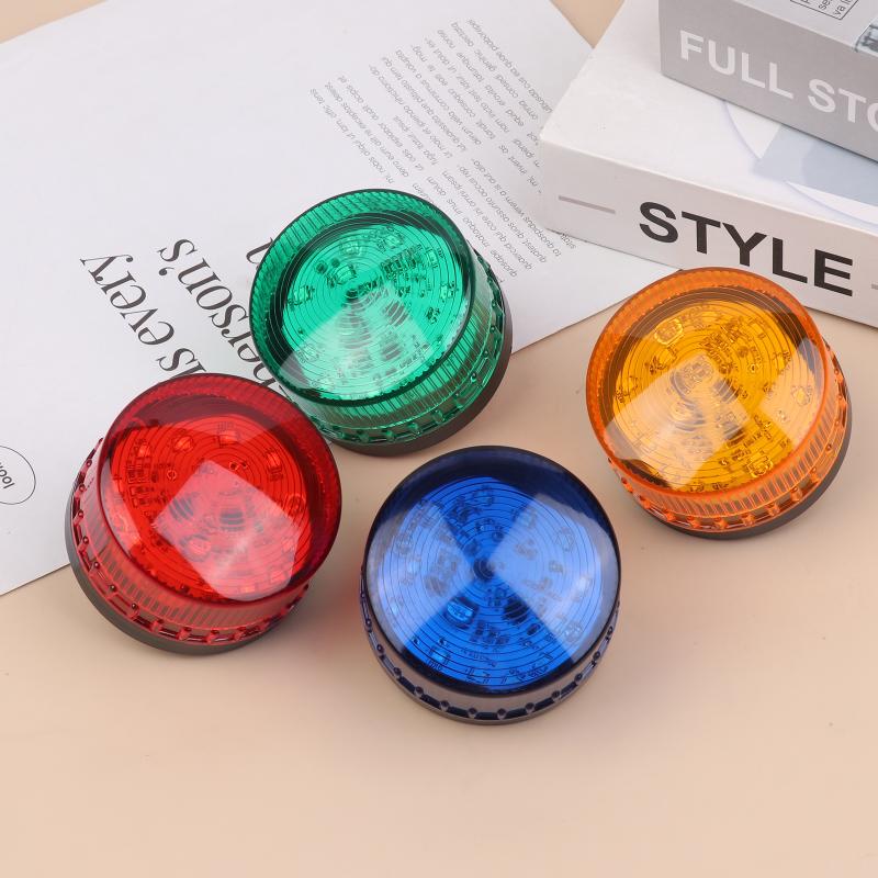 Stroboskop-Warnlicht Kleines LED-Blinklicht Sicherheitswarnlicht Konstant Blinkende Lichter 12V 24V 220V