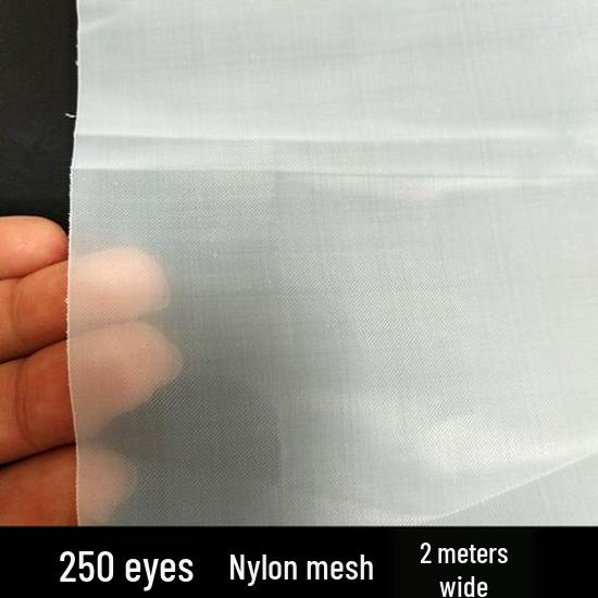 Çok Yönlü Naylon Fileli Filtre Kumaşı: Boya ve İplik Filtreleme İçin 1,5-2m Genişlik, 100-300 Göz