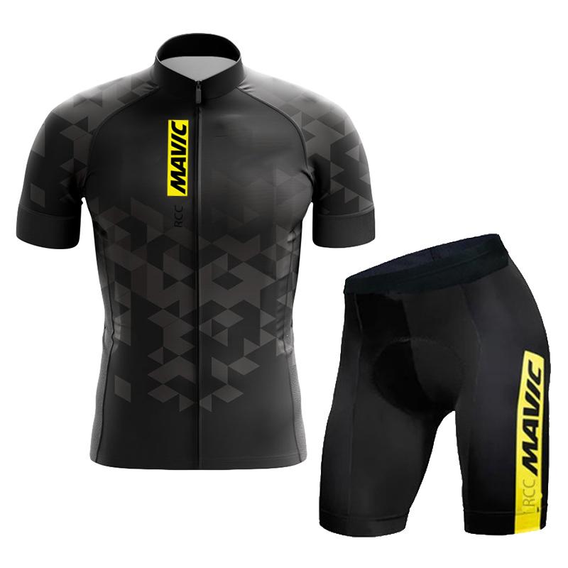 

2026 Summer Breathable Cycling Suit Set Men Outfit Set Pants Man Sports Wear Cycle Jersey Spring Summer Clothing Bycicle Uniform Bicycle Asian size - S