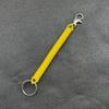 Sofort lieferbar Einziehbarer Anti-Verlust Kunststoff Feder Schlüsselanhänger & Kartenhalter Lanyard