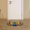 24‘ X 24’Interesting Peacock Floor Mat Floor Mats Porch Entrance Door Floor Mats