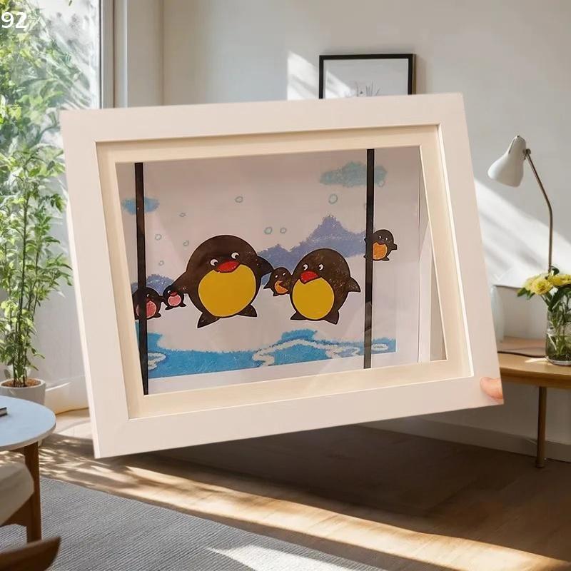 Children's Magnetic A4 Frame, Front Easy Open, Variable Frametory for Drawing Picture, Home Decor