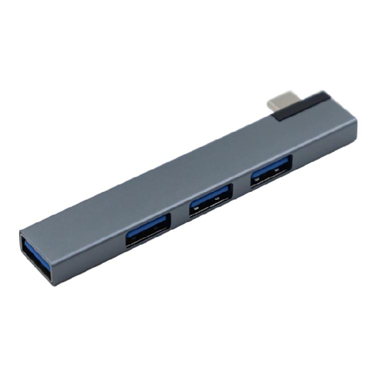 4 In 1 USB3.0 HUB Fast Speed USB3.0 4 Port USB C HUB Multiple Splitter Easy Cable Management for PC Computer