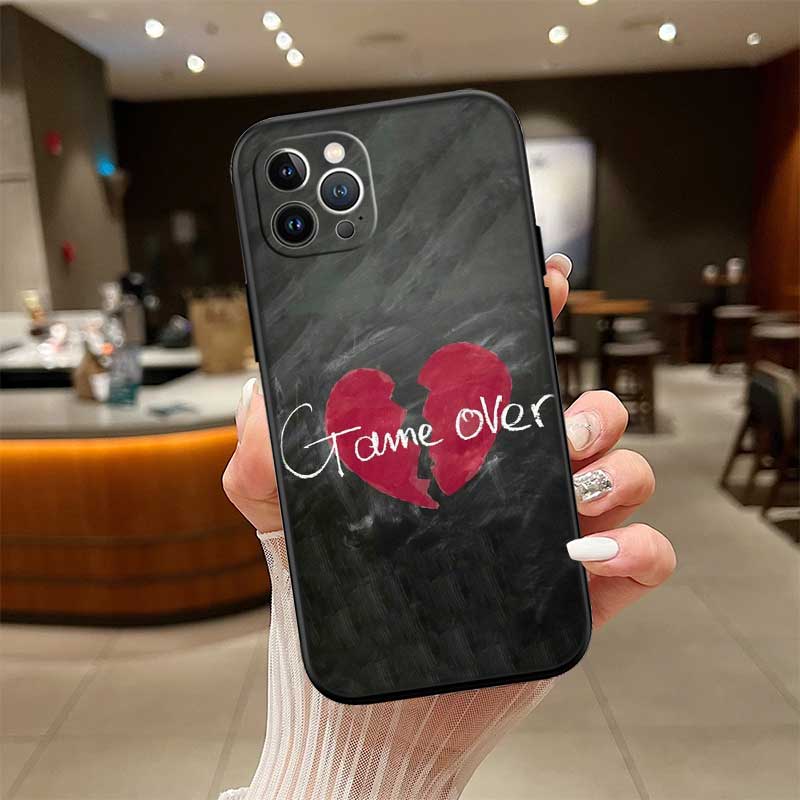 

UP30 Game Over Phone Case for Samsung Galaxy S20 S21 S22 Ultra FE + Plus A21S A22 A24 A25 A26 A30 A30S A31 Galaxy A26 5G