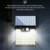 LED Solar Wall Lamp with Motion Sensor 3 Modes Foldable Waterproof Solar Lights for Outdoor Garden Security Lighting 2/4/8PCS