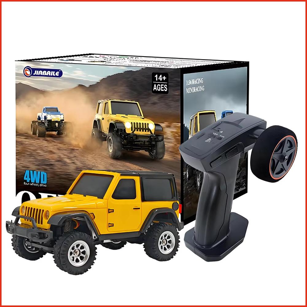 JIABAILE 1:36 1/36 2.4G FHSS 4WD Mini Off-road Car/Truck Simulation Lights System RC Toys Gift