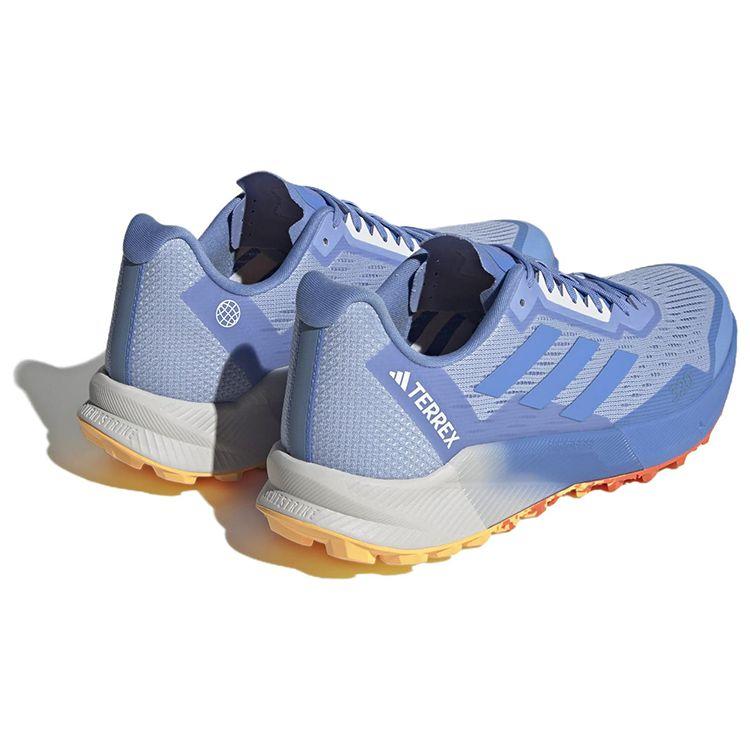 Adidas Terrex Agravic Flow 2 Blue Dawn Impact Orange Men Sneakers Blue-Fusion HR1116