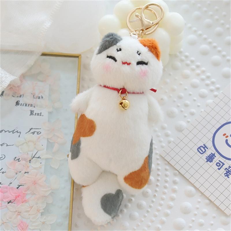 Kawaii Magic Starry Wings Sheep Plushie Colour Wolf Dog Puppy Plushie Pendant Tiger Fox Cat Panda Lamb Small Plush Toy Keychain
