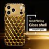 Elegante Lussuosa Custodia per Telefono di Fascia Alta Vetro Galvanizzato Custodia per Telefono per iPhone 17 16 15 14 13 12 11pm Pro Plus Resistente alle Cadute