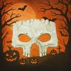 Party Props Halloween Mask Half Face Skeleton Mask Funny Halloween Skull Mask  Men