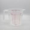 Cup Marking Clear Plastic Measuring Cup With Spout With Handles Plastic Mug Ounce and Ml Cup Flour Measuring