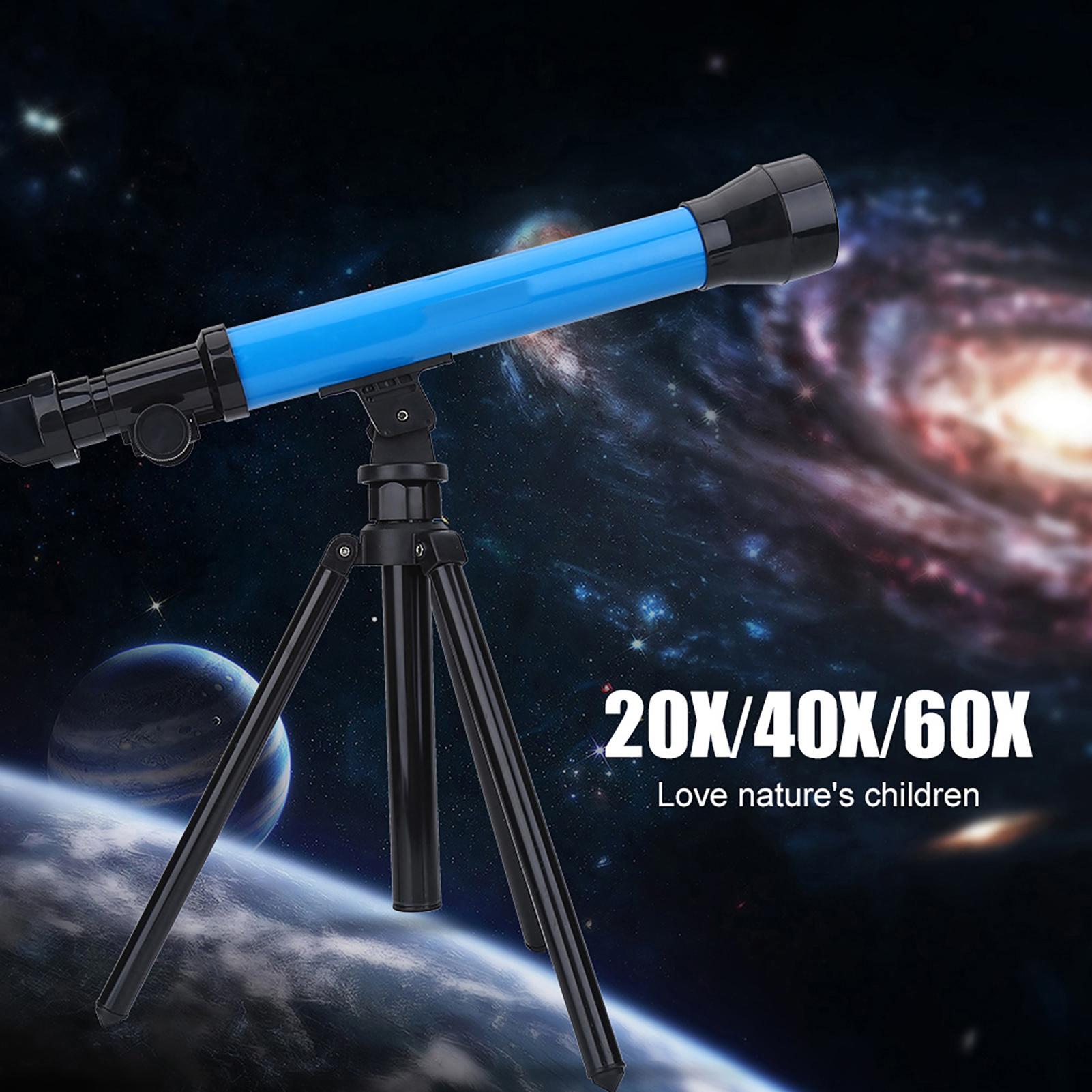 

Детские развивающие игрушки в подарок, монокуляр, космический астрономический телескоп со штативом(синий) синий