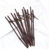 Carbonized Bamboo Hairpin: DIY Ancient Style with Wire-Wrapped Glass Details