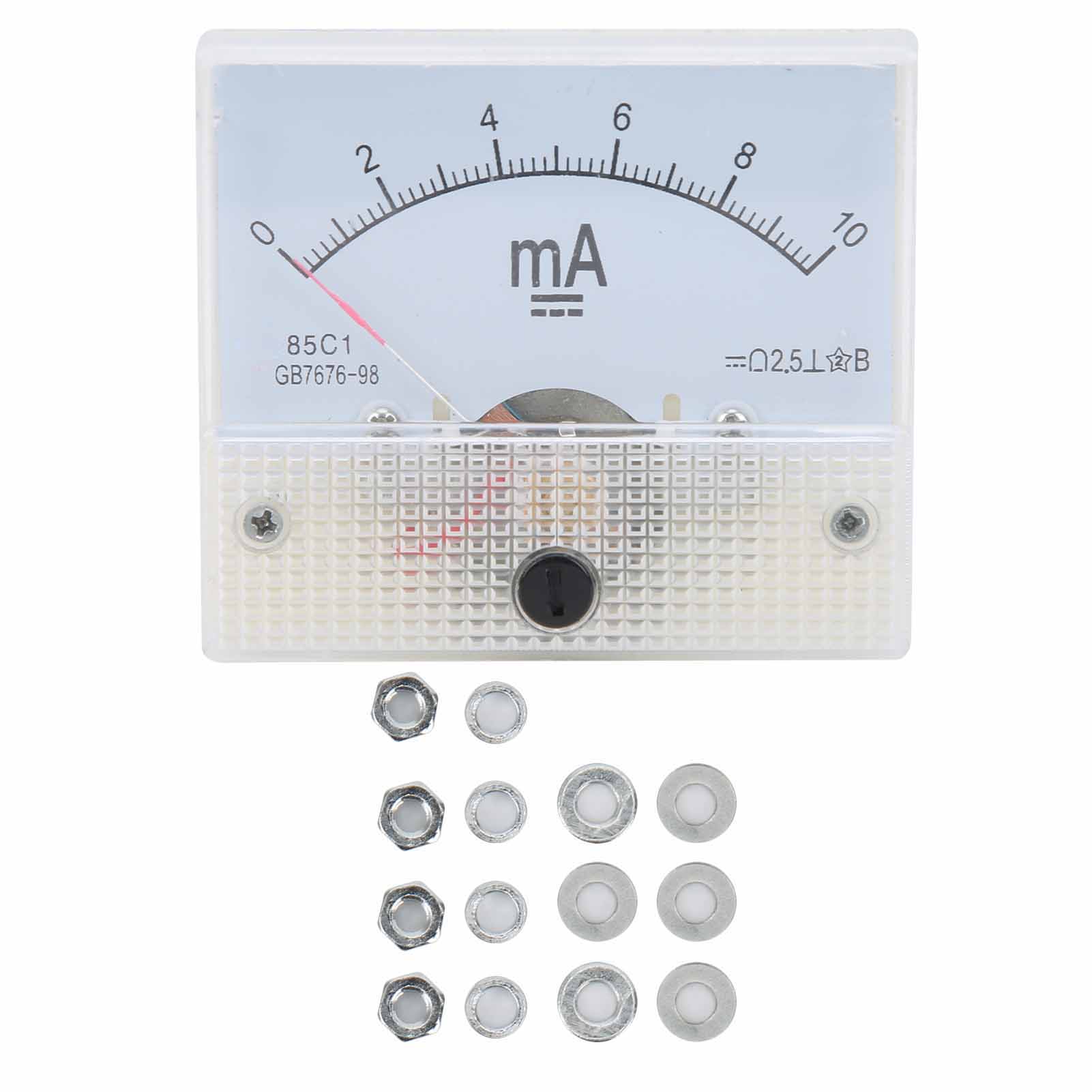 

85C1 DC 010MA Pointer Ammeter Head Ampere Meter Panel Current Measuring Instrument