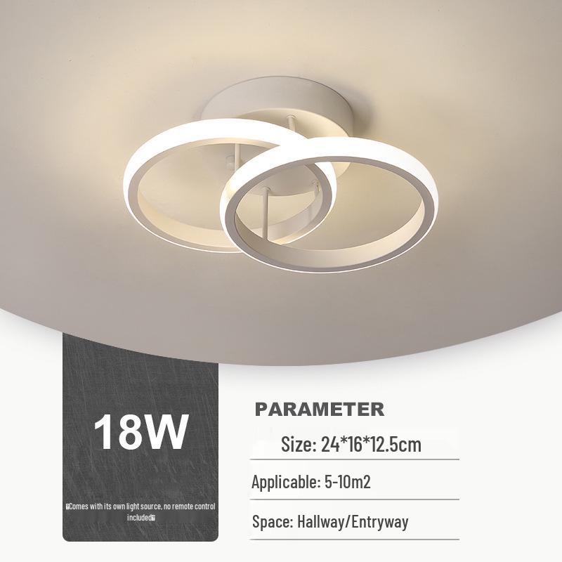 Modern Minimalist Ceiling Light for Living Room, Bedroom, Hallway, or Balcony