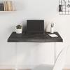 VidaXL Dark Grey Desktop 80x60x4 Cm Treated Oak Wood 3156423
