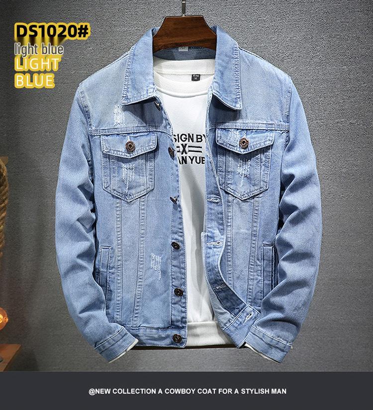 Giacca di Jeans Casual da Uomo Slim Fit - Collezione Primavera 2025