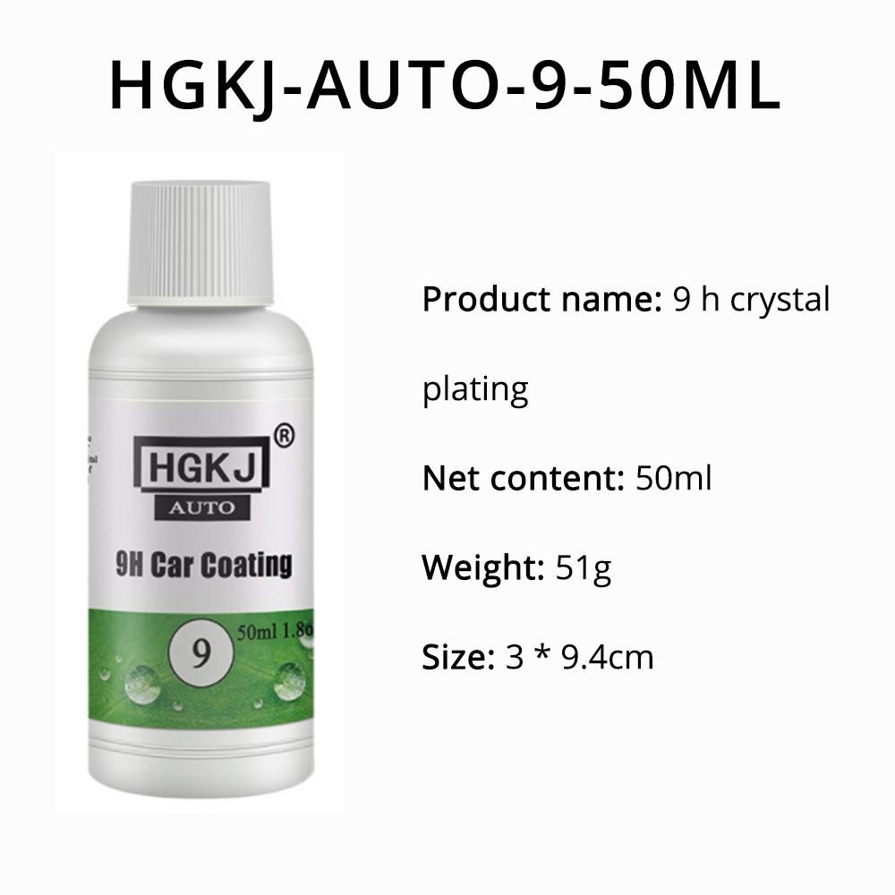 HVIERO-9 20ML-100ML Paint Cleaner Polishe Ceramic Car Coating Sealant Anti Scratch Remover Auto Exterior Care Hydrophobic Wet Wax